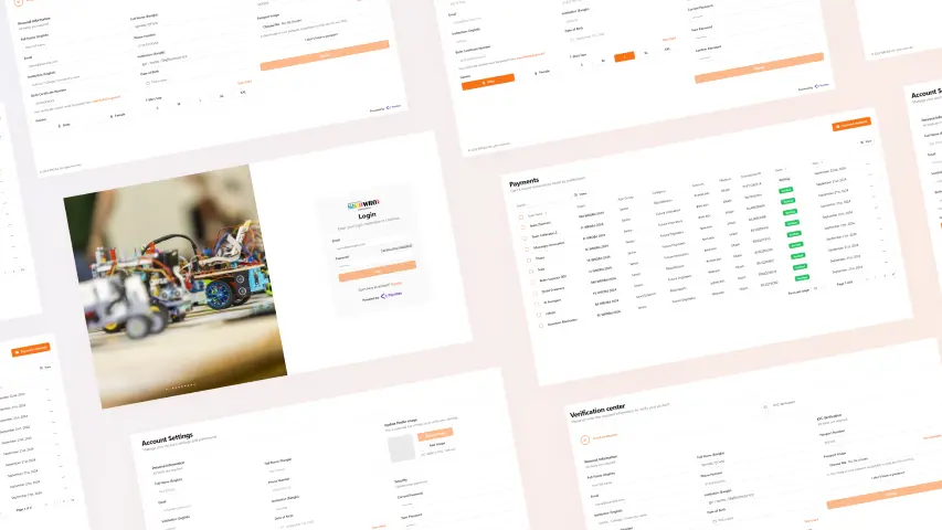 WROBD Event Management Platform Interface
