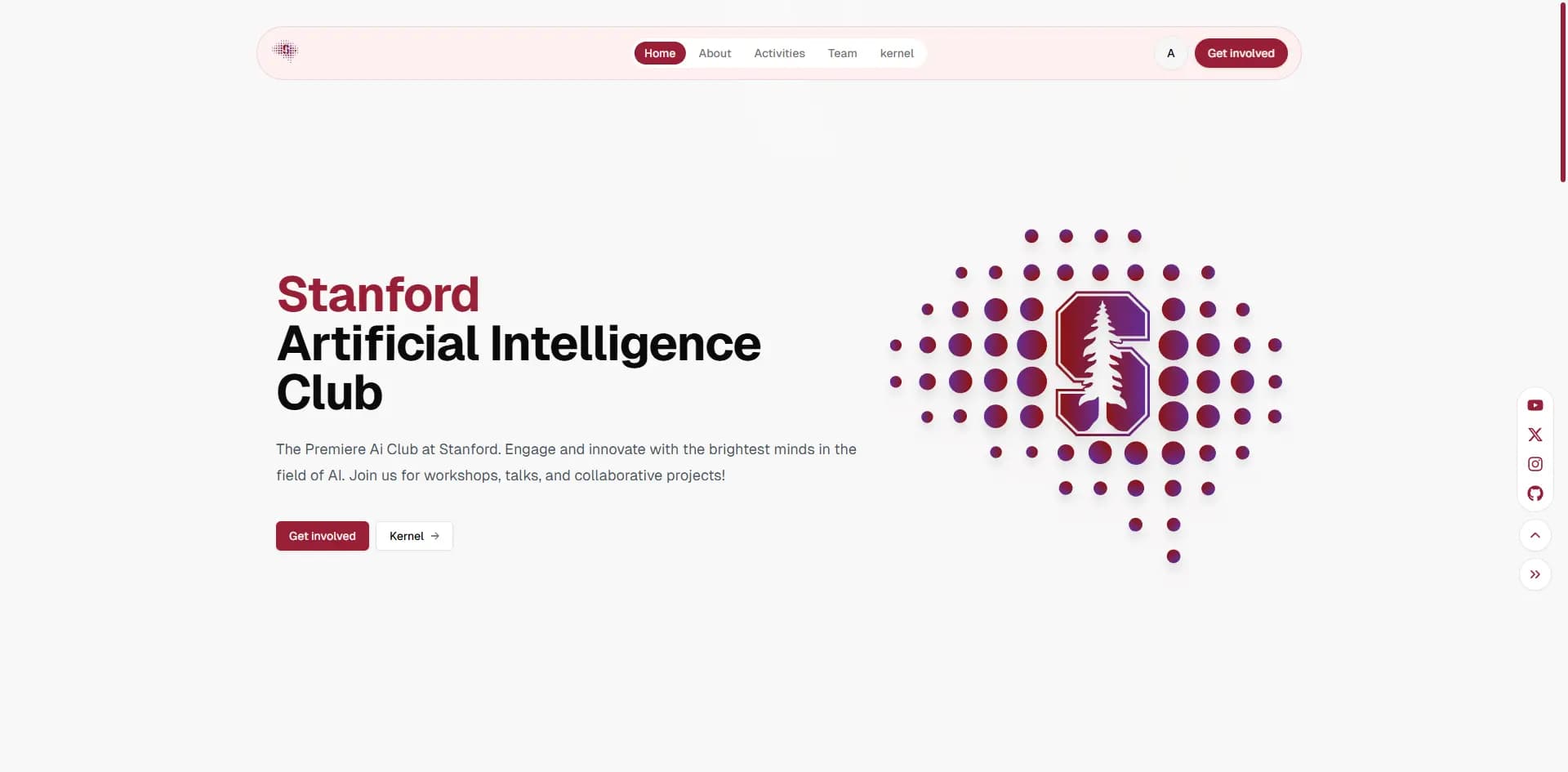 Stanford AI Club screenshot